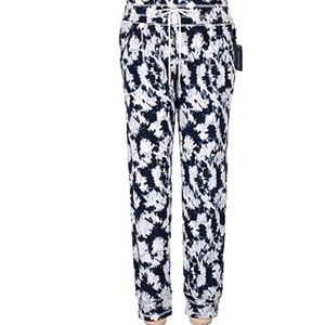 NWTTommy Hilfiger High Rise Waist Royal Blue and White Casual Pants - L